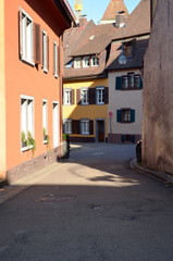 Fototapeta na wymiar Gasse in Staufen