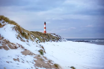 Tuinposter Winter an der Nordsee © artfocus