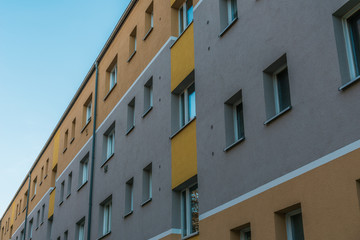 Fototapeta na wymiar typical Berlin apartment building exterior