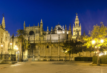 Fototapeta na wymiar Cathedral de Santa Maria de la Sede ,Seville, Andalusia, Spain