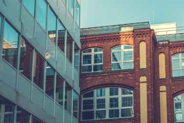 Obraz premium industrial complex in an office area - exterior