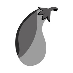 fresh vegetable flat isolated icon vector illustration design