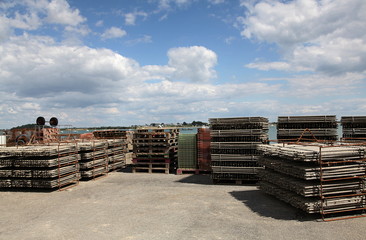 Chantier ostréicole de Pencadénic.