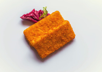 panierte Fischfilets, Backfisch