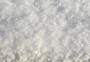 High angle view of snow