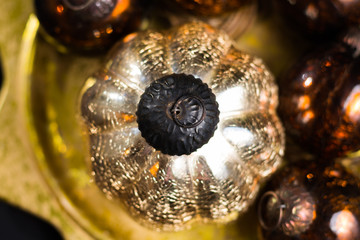 Handmade glass heavy ball for christmas tree