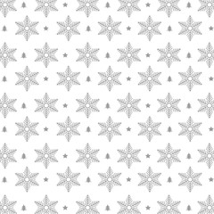 snowflakes pattern christmas background vector illustration design