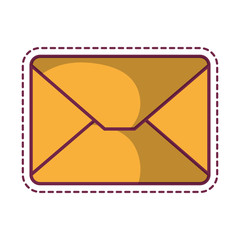 envelope letter isolated icon vector illustration design