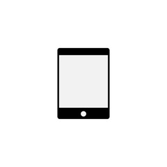 Icon tablet on a white background - vector illustration