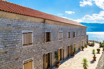 Citadel in old town in Budva