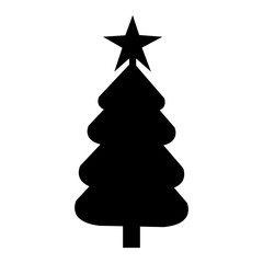 merry christmas tree celebration vector illustration design