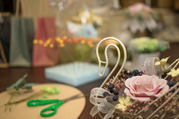 How to Make Clay Flower Arrangement, Making with Colorful Roses