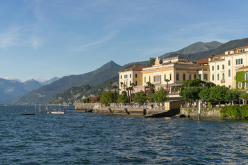 Fototapeta na wymiar Landscape of Como lake. Italy.