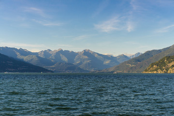 Obraz na płótnie Canvas Landscape of Como lake. Italy.