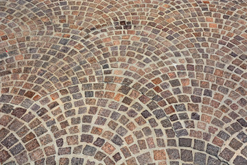 Old gray pavement. Picture can be used as a background