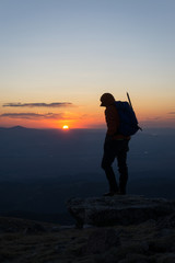 Fototapeta premium Sunset from Santa Fe Baldy