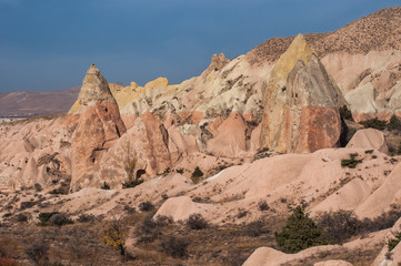 Fototapeta premium Golden Autumn in Cappadocia. Turkey
