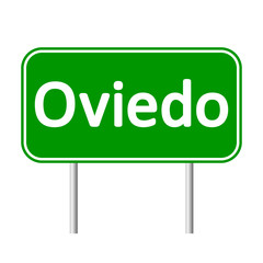Oviedo road sign.