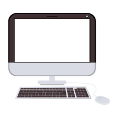 Computer icon. Device gadget technology and electronic theme. Isolated design. Vector illustration