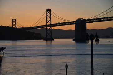 San Francisco Bridge during Sunset
