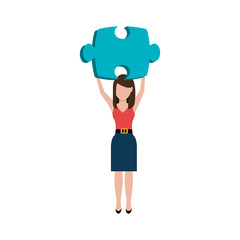 puzzle piece solution icon vector illustration design