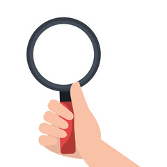 search magnifying glass isolated icon vector illustration design