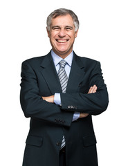 Confident businessman portrait 