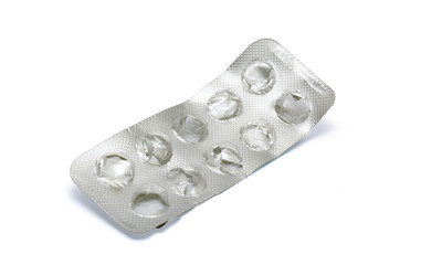 Leere Blisterverpackung