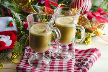 hot drink on holiday eve