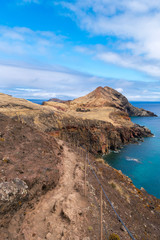 Fototapeta na wymiar Hiking trail, Panorama Ponta de Sao Lourenco, Madeira, Portugal, Europe