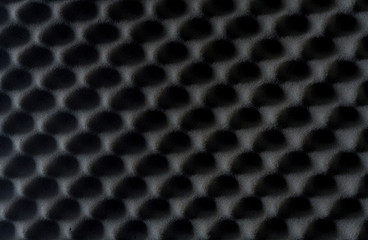 Background of sound absorbing sponge, wall soundproofing