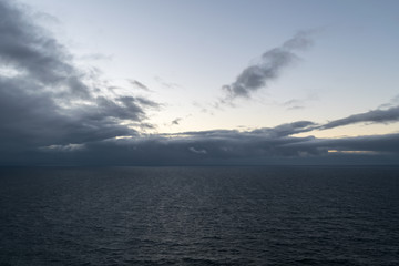 Breathtaking sunset in Ponta do Rosto, Madeira Island, Portugal