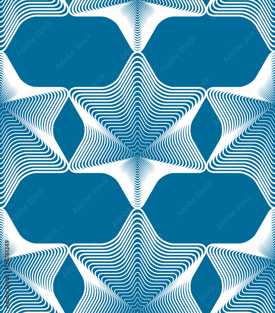 Poster ornate vector colorful abstract background with white lines. sym