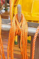 rigging on a ship