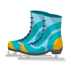 ski accessory equipment icon vector illustration design