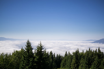 Inversion on the mountains, Slovakia