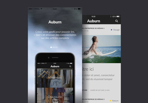 Kit d&rsquo;interface utilisateur Auburn