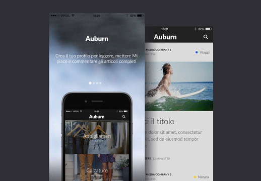 Kit per interfaccia utente Auburn