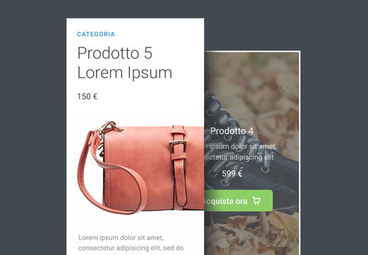 Kit per interfaccia utente prodotto di base