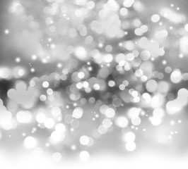 Abstract silver grey light blur background
