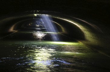 Obraz na płótnie Canvas Saint Martin Tunnel beneath PAris