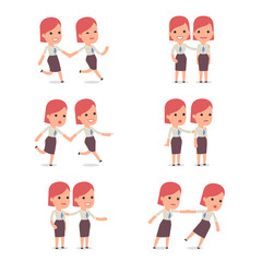 Consultant Girl Character making Presentation for using in Desig