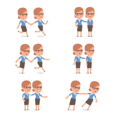 Teacher Girl Character making Presentation for using in Design