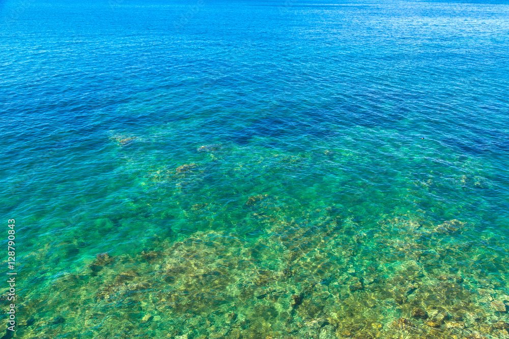 Canvas Prints blue water sea surface