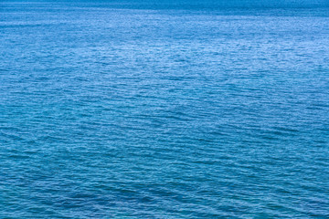 Blue water sea surface