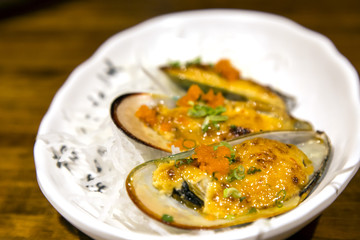 Appetizing mussel