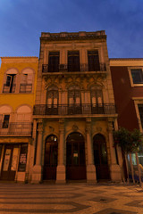Architectural detail in the old town of Faro - Capital of Algarve - Portugal, Europe