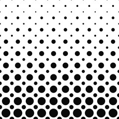 Black and white dot pattern background