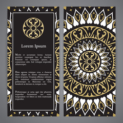Vector banners with mandala