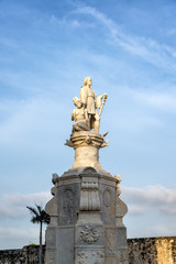 Fototapeta na wymiar Christopher Columbus Statue